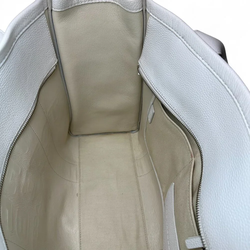 Marc Jacobs The Leather Large Tote Bag - Cream/White (Like New) - Picture 5 of 14